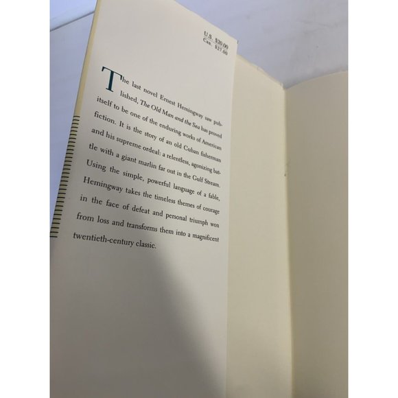 Ernest Hemingway THE OLD MAN AND THE SEA Brand New Edition Hemingway House HB DJ - Picture 5 of 6